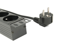 Gembird Rack - 8 gniazd FR, 1U, 16A, Schuko, 3m - 1230929 - zdjęcie 4
